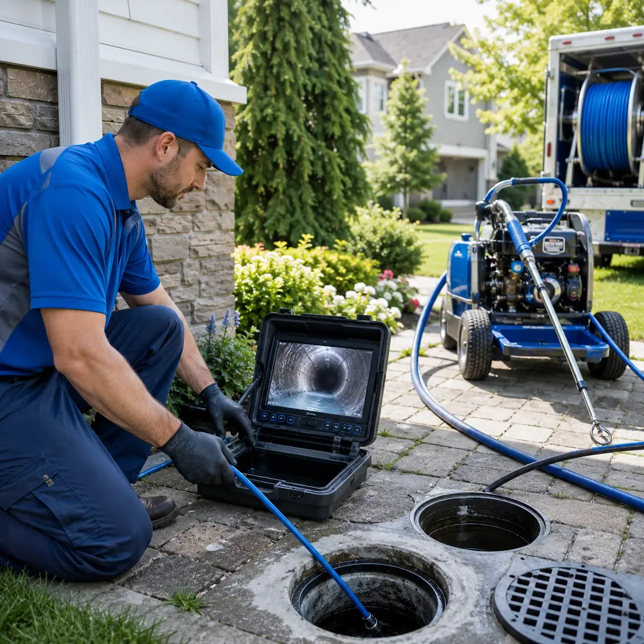 Outdoor drain cleaning professionals serving Hubbardston, MA